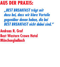 Best Breakfast - aus der Praxis